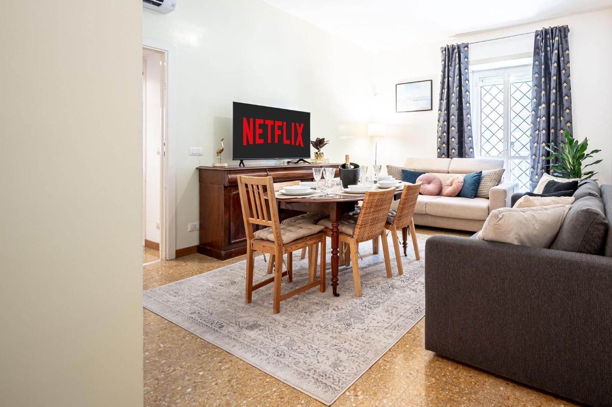 Apartamento King Size Wifi Air Conditioning Tv50 10min Colosseo-trastevere Roma